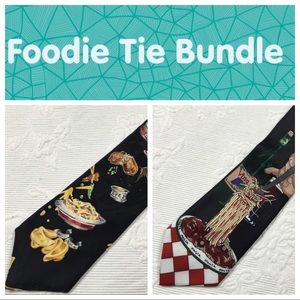 Two Tie Foodie Lover Bundle Chinese  & Spaghetti